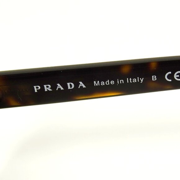 PRADA SPR 11V 2AU-8C1 Cat Eye Tortoise Frame Brown Lens 55-21-140 Sunglasses - Picture 7 of 7